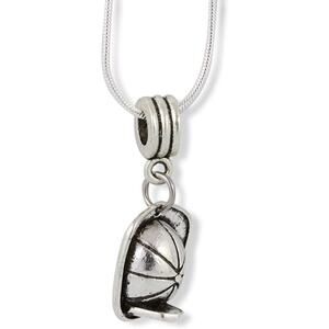 Fireman Helmet (with No 1 on Front) Charm Chain Necklace